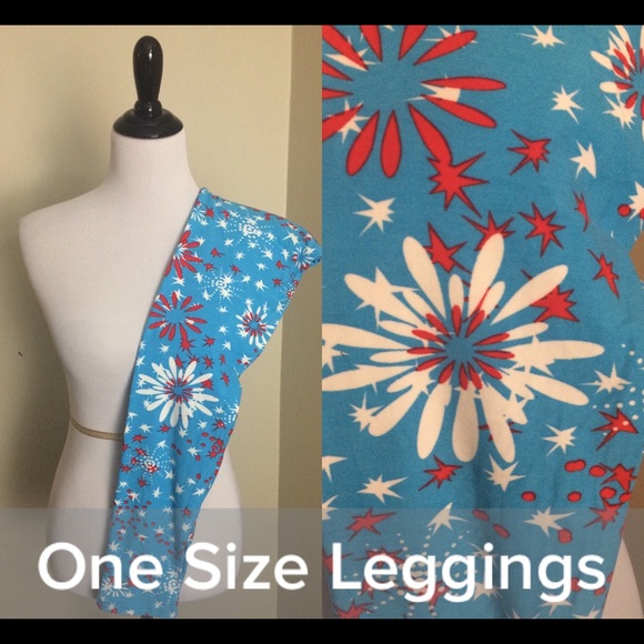 LuLaRoe Pants - Fireworks 💥 Leggings